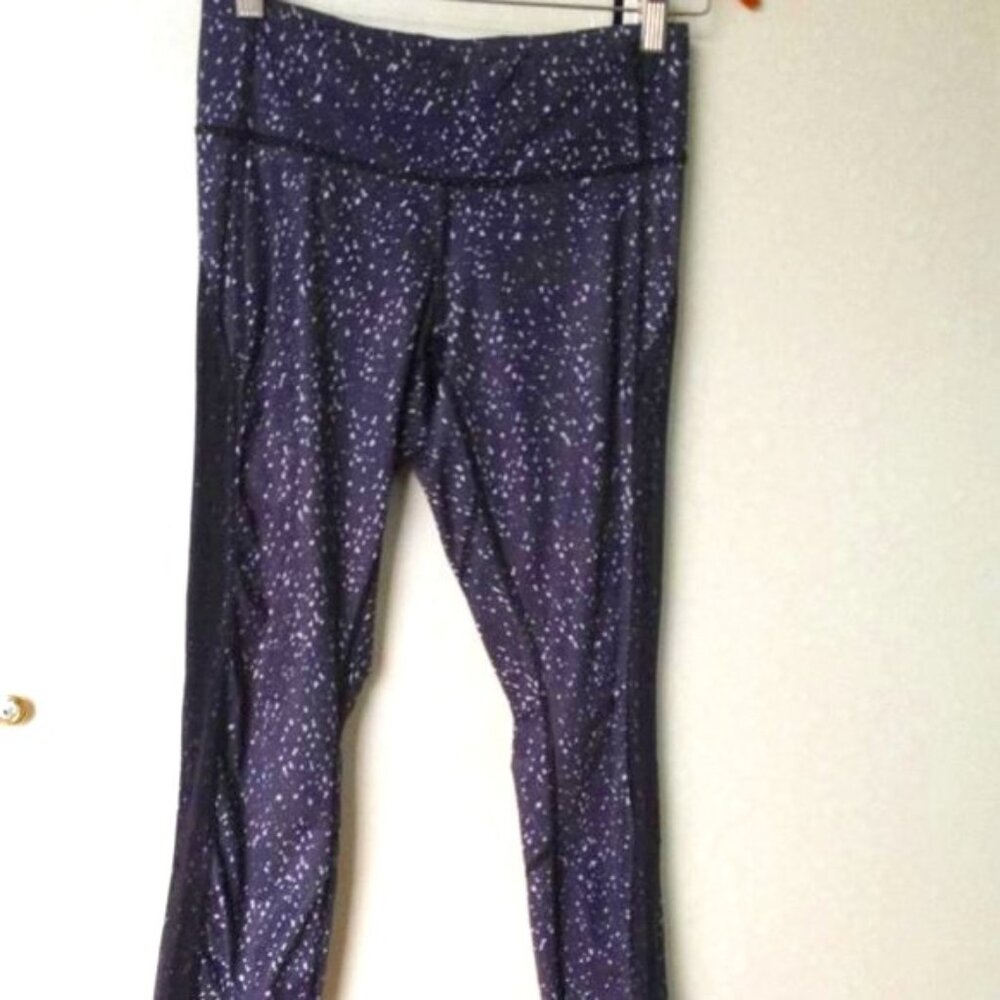 Lululemon Speckled Legging Tights with Mesh panel